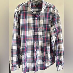 J. Crew Multicolor Plaid Casual Shirt Button Down Tartan